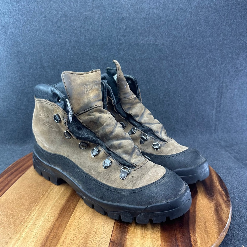 Danner Combat Hiker Leather Boots Vibram 43513X Men's Size 13W Made in USA - Picture 3 of 12